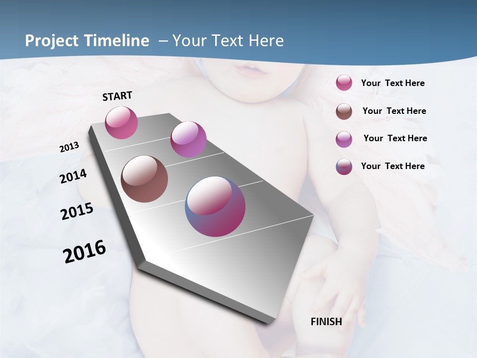 Born Baby Daughter PowerPoint Template