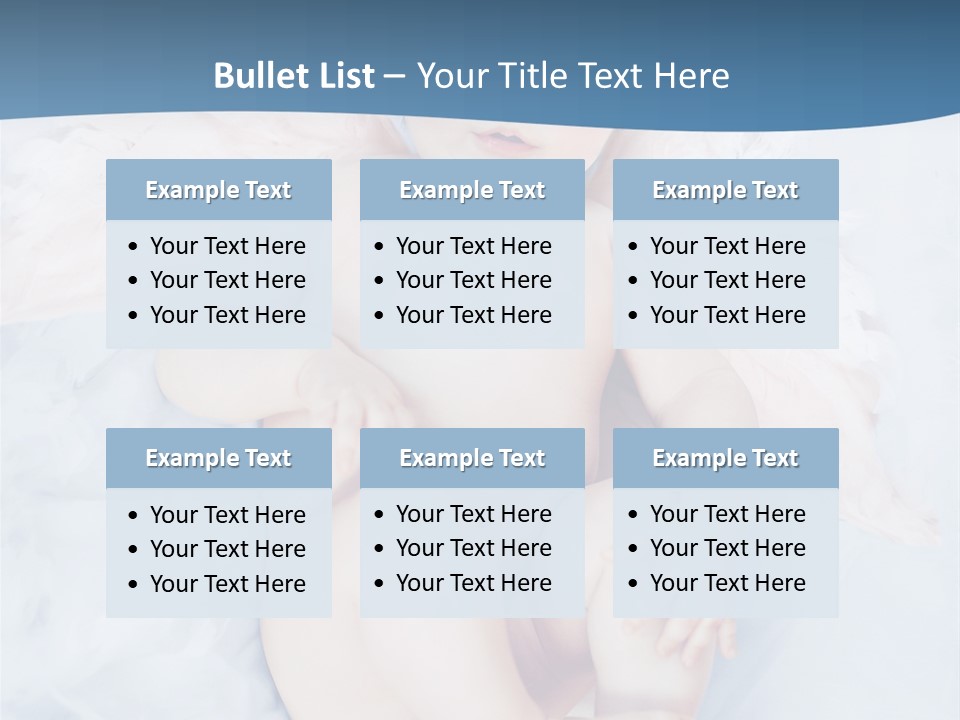 Born Baby Daughter PowerPoint Template