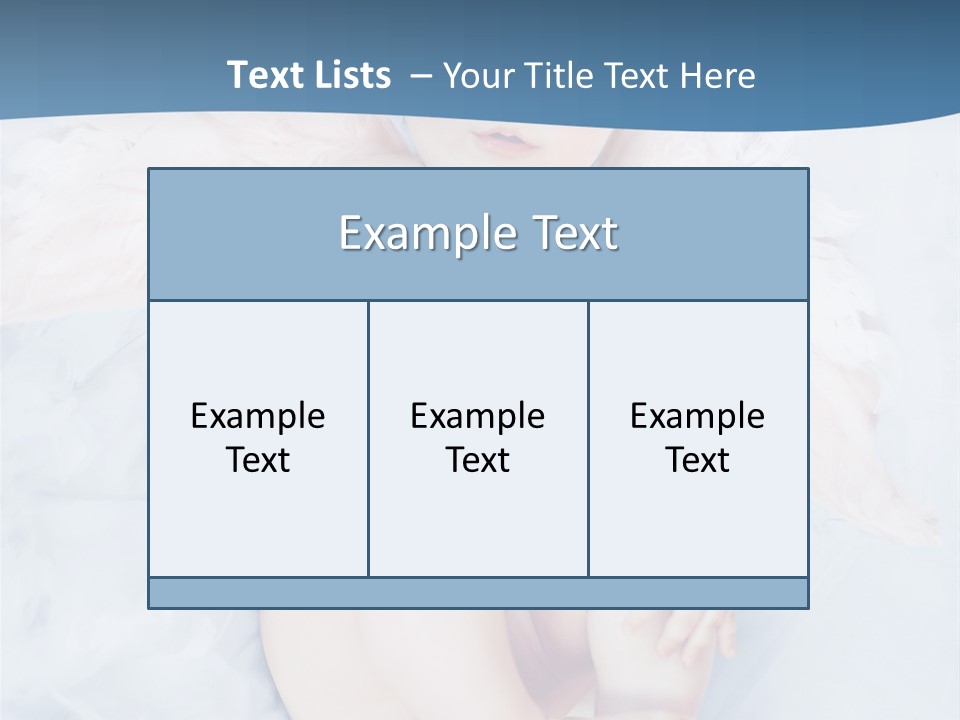 Born Baby Daughter PowerPoint Template