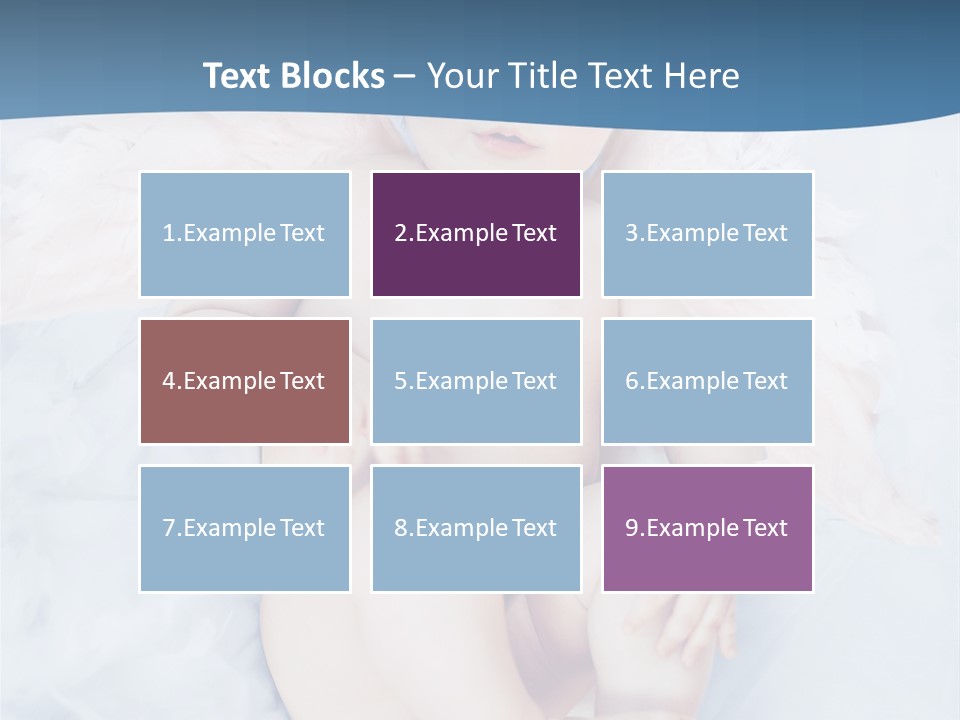 Born Baby Daughter PowerPoint Template