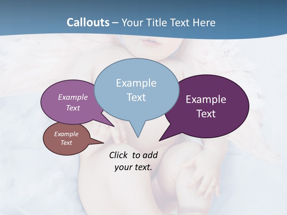 Born Baby Daughter PowerPoint Template