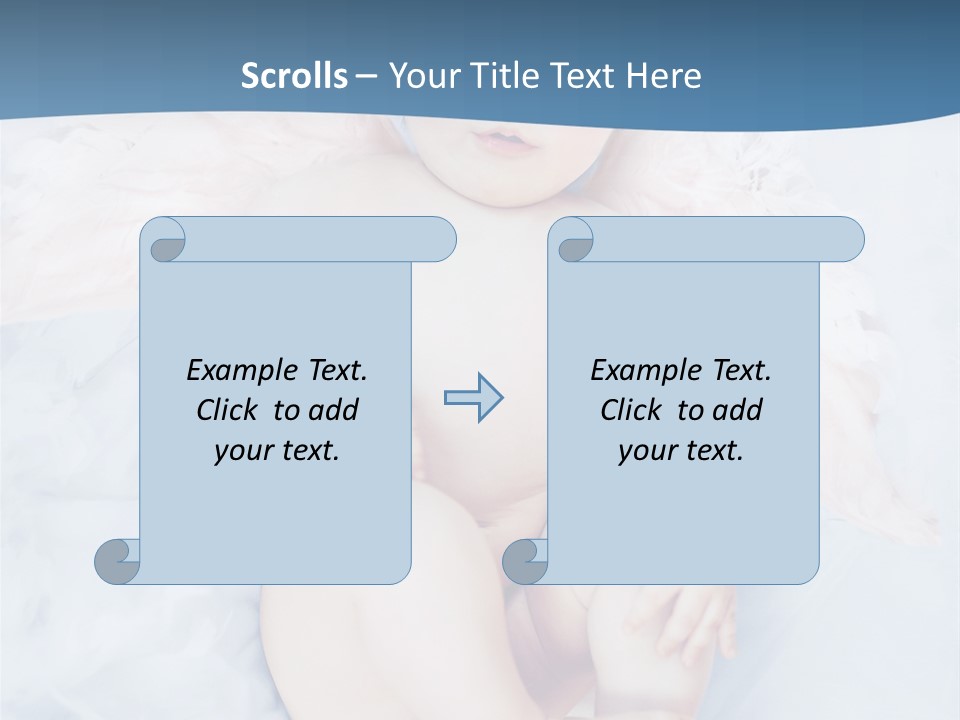 Born Baby Daughter PowerPoint Template