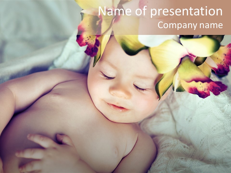 Boy Toddler Male PowerPoint Template