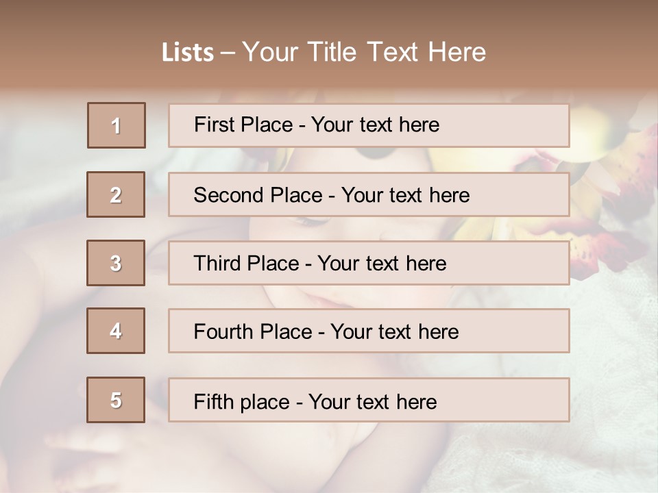 Boy Toddler Male PowerPoint Template