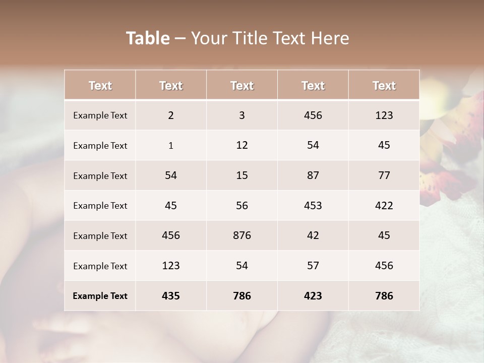 Boy Toddler Male PowerPoint Template