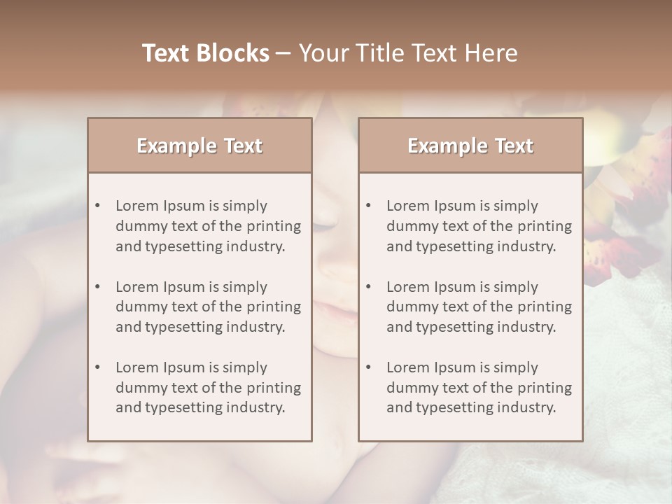 Boy Toddler Male PowerPoint Template