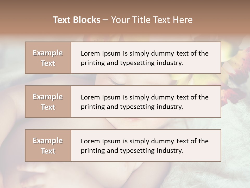Boy Toddler Male PowerPoint Template