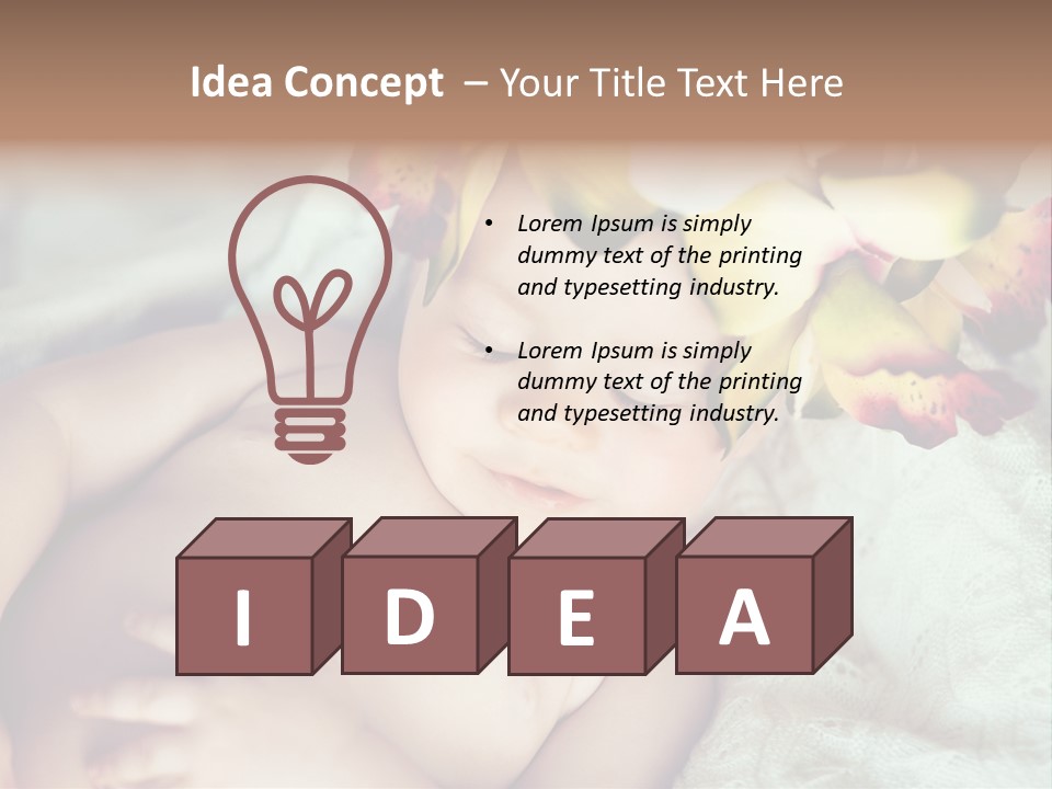 Boy Toddler Male PowerPoint Template