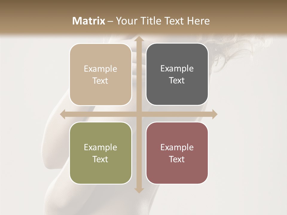 Romantic Hair Woman PowerPoint Template