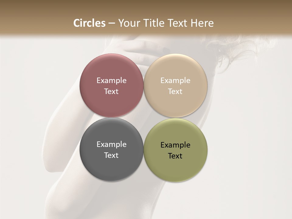 Romantic Hair Woman PowerPoint Template