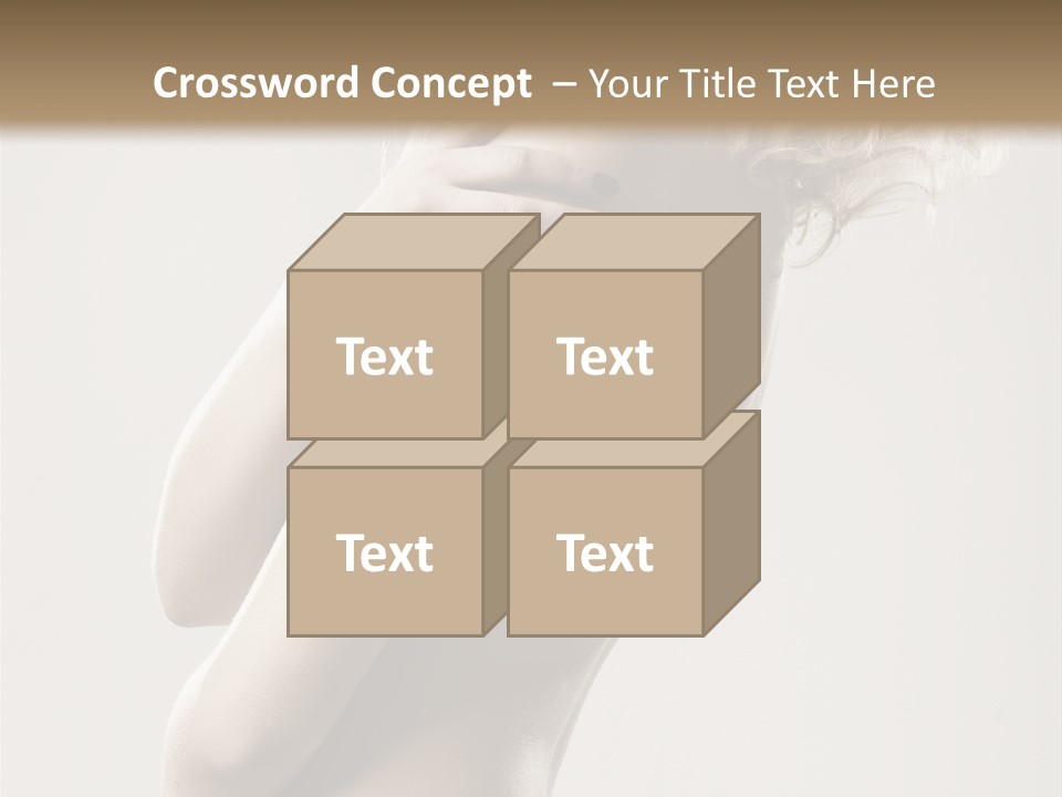 Romantic Hair Woman PowerPoint Template