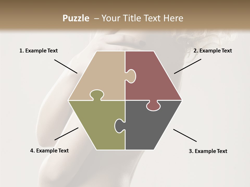 Romantic Hair Woman PowerPoint Template