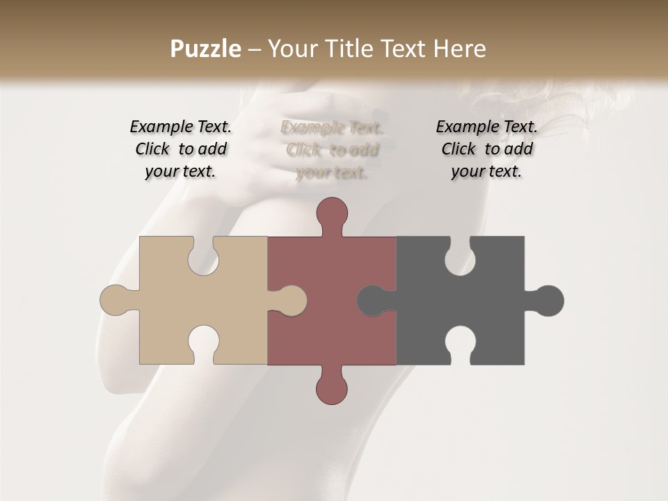 Romantic Hair Woman PowerPoint Template