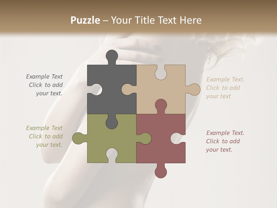 Romantic Hair Woman PowerPoint Template