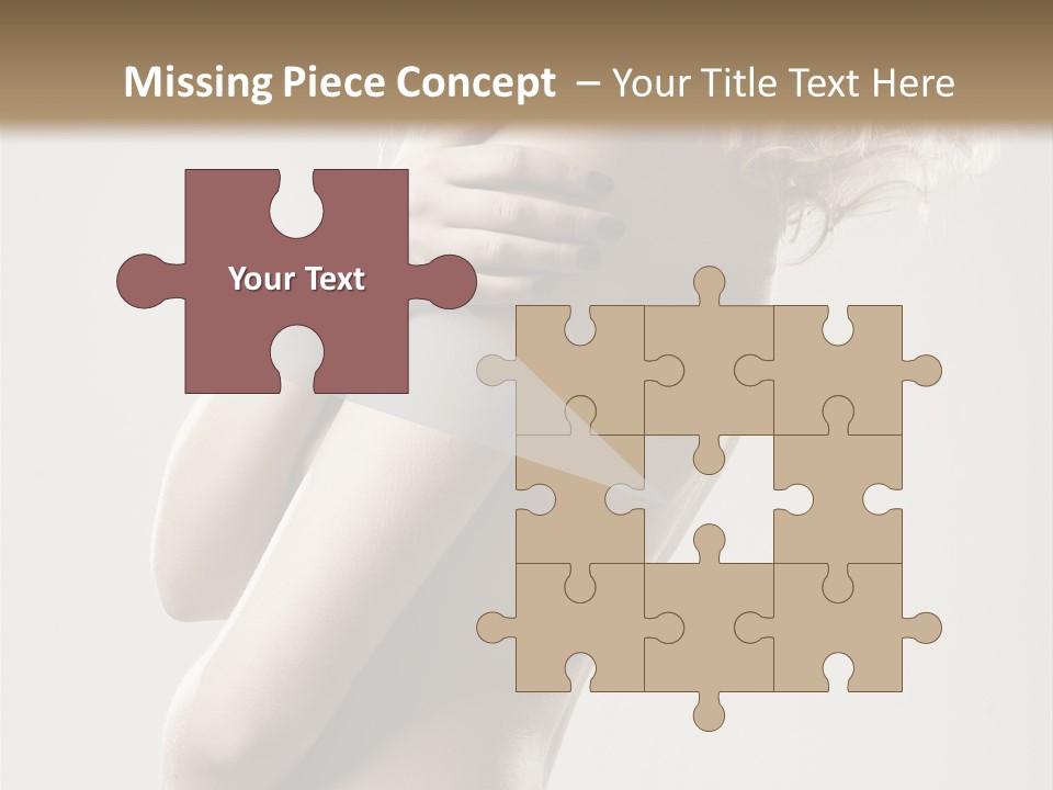 Romantic Hair Woman PowerPoint Template