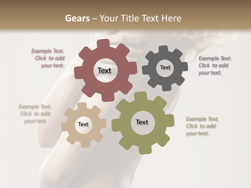 Romantic Hair Woman PowerPoint Template