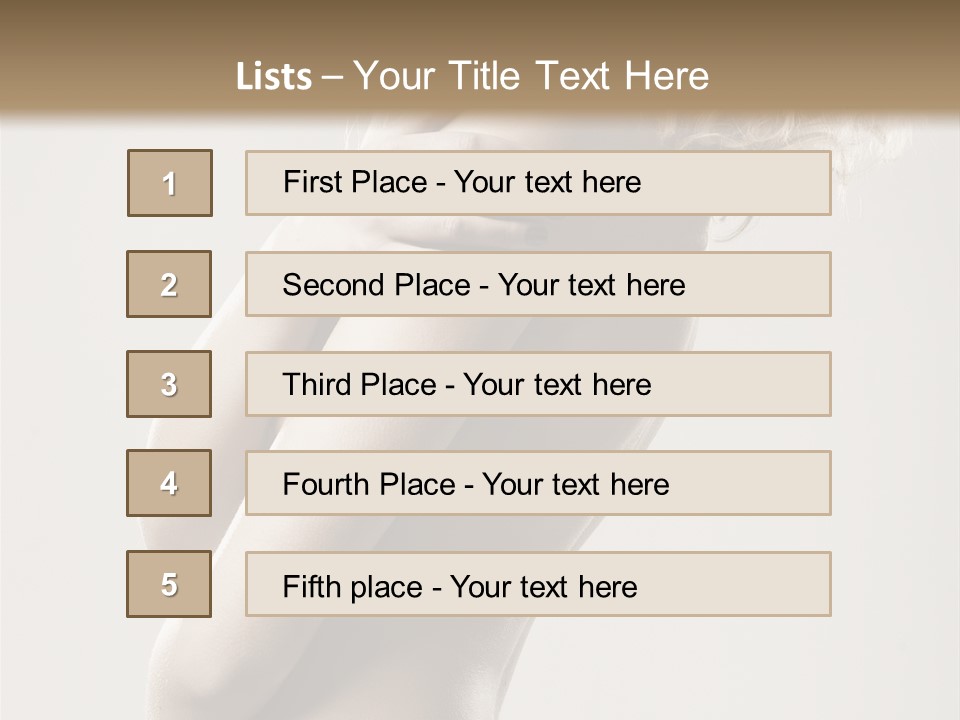 Romantic Hair Woman PowerPoint Template