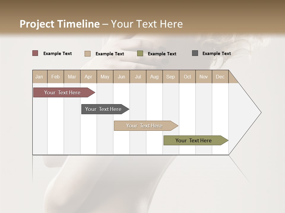 Romantic Hair Woman PowerPoint Template