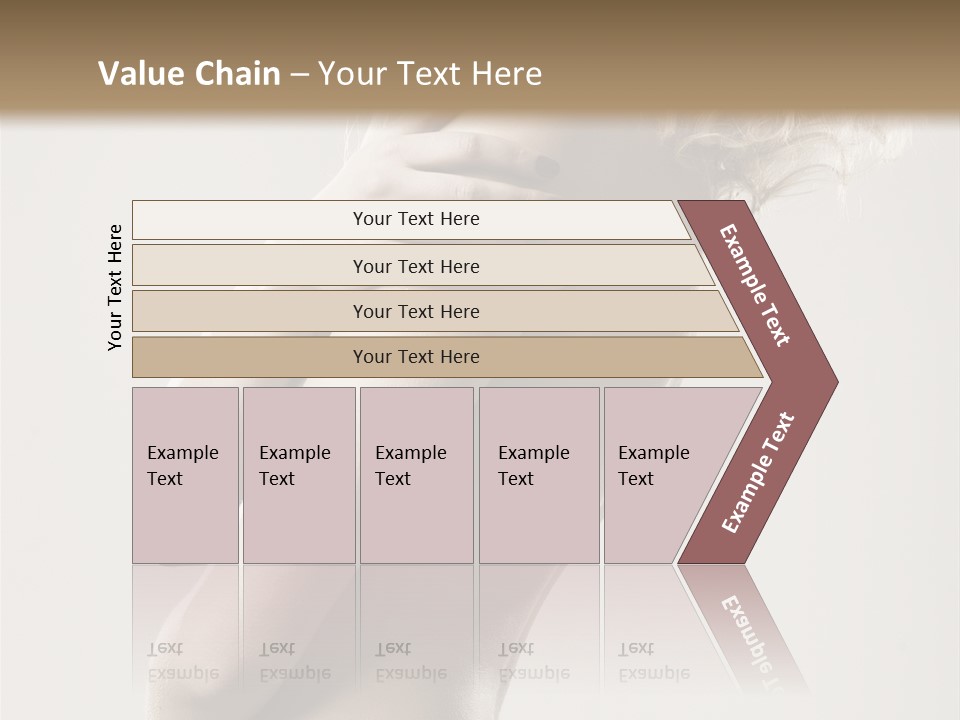 Romantic Hair Woman PowerPoint Template