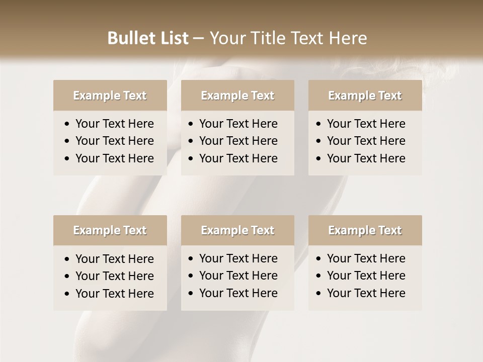 Romantic Hair Woman PowerPoint Template