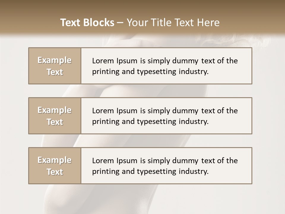 Romantic Hair Woman PowerPoint Template