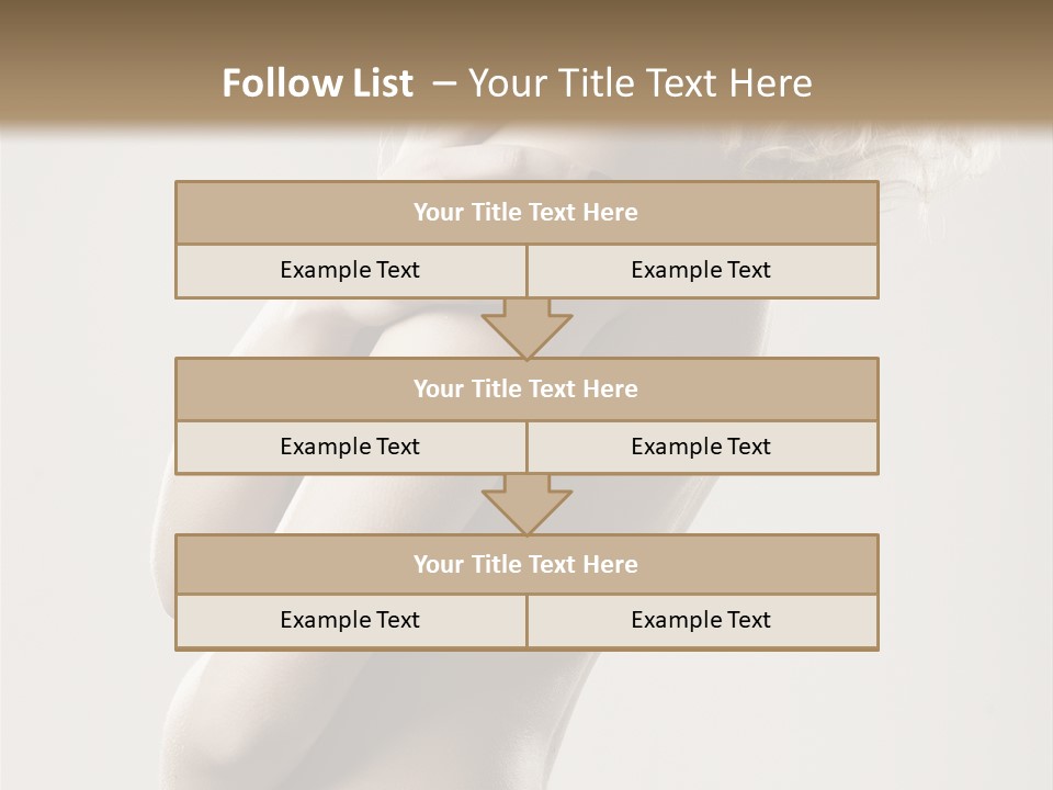 Romantic Hair Woman PowerPoint Template