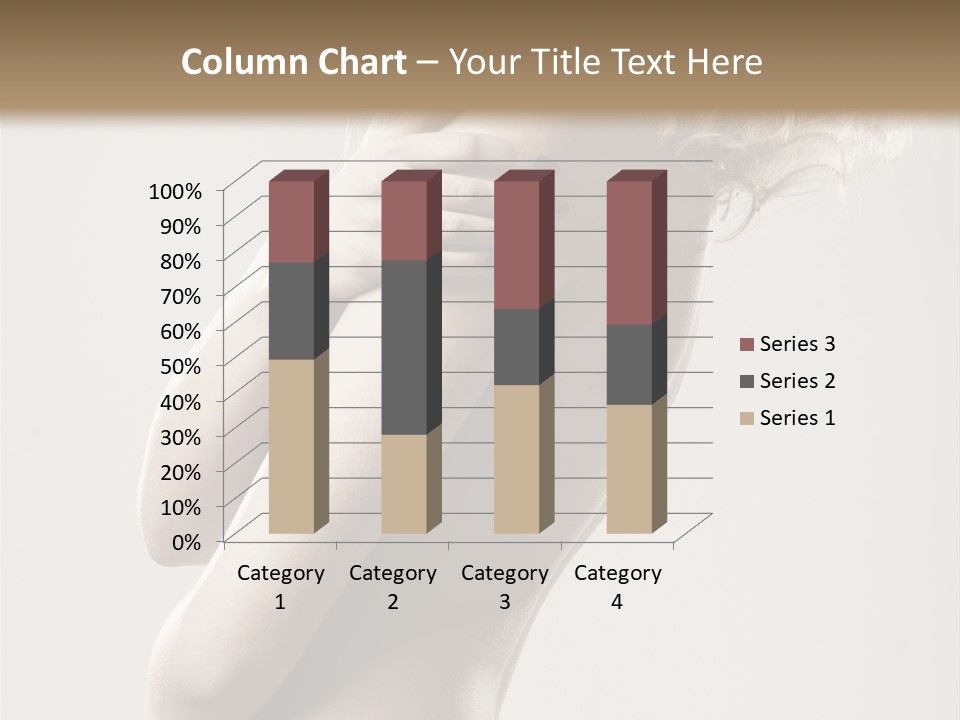 Romantic Hair Woman PowerPoint Template