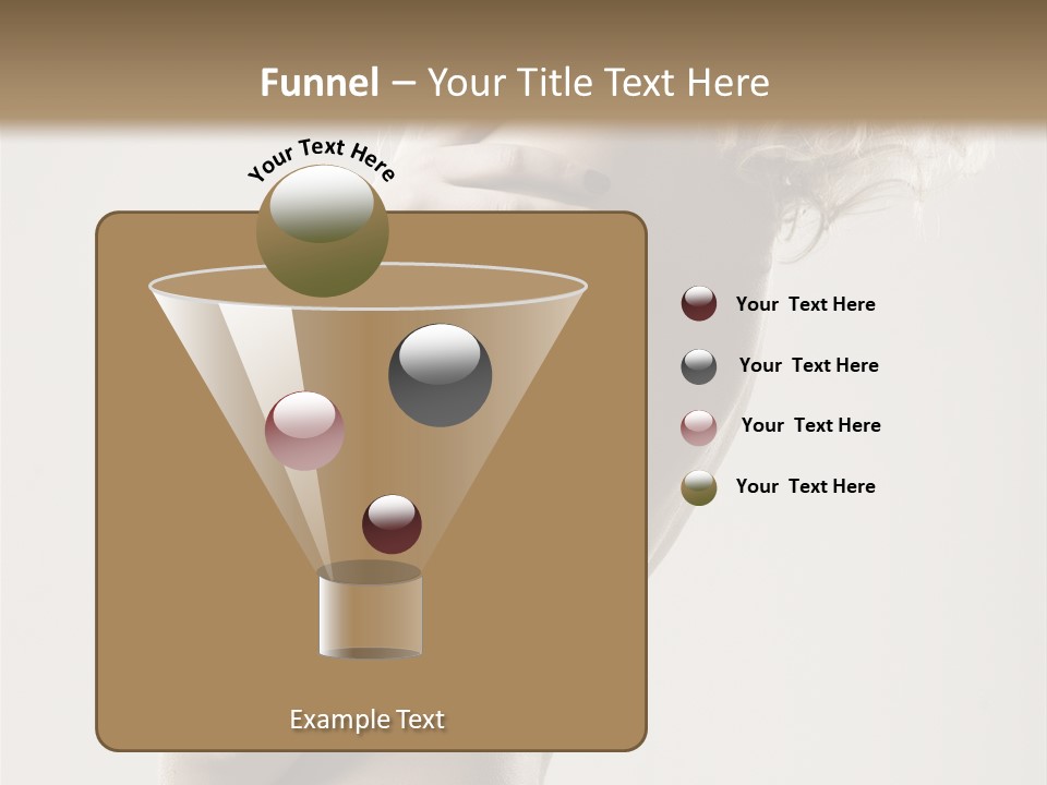 Romantic Hair Woman PowerPoint Template