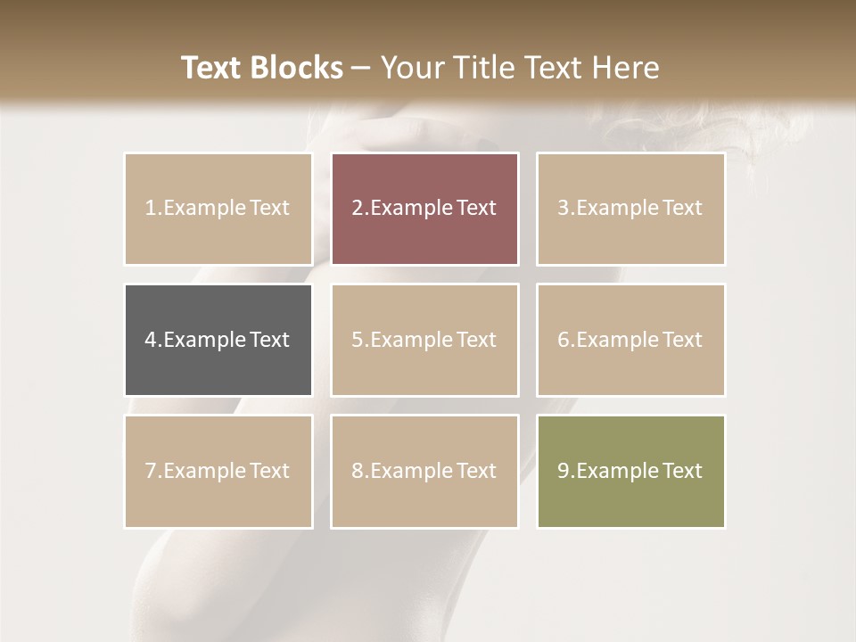 Romantic Hair Woman PowerPoint Template