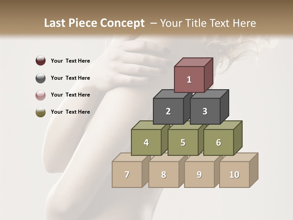 Romantic Hair Woman PowerPoint Template