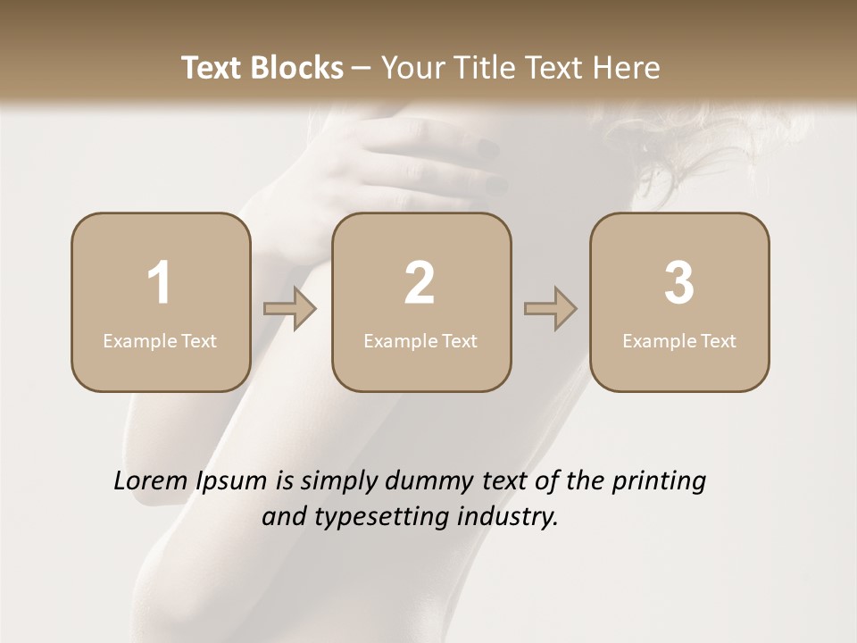 Romantic Hair Woman PowerPoint Template