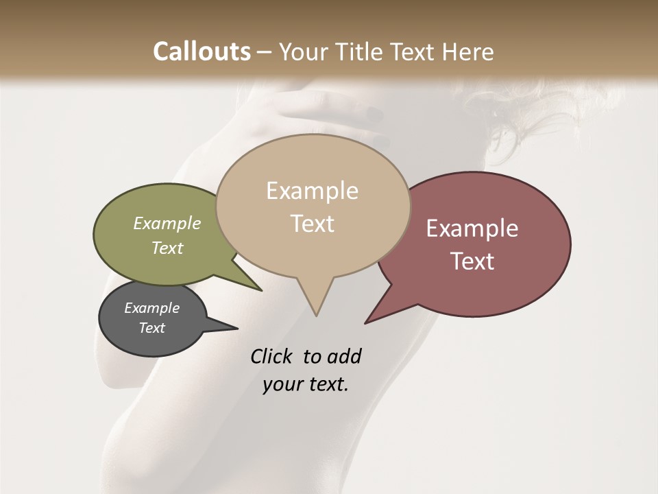 Romantic Hair Woman PowerPoint Template