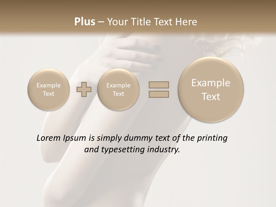 Romantic Hair Woman PowerPoint Template