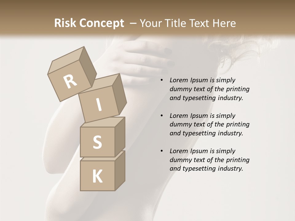 Romantic Hair Woman PowerPoint Template