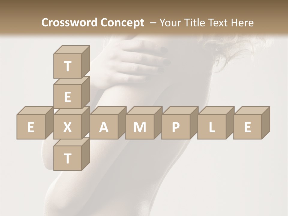 Romantic Hair Woman PowerPoint Template