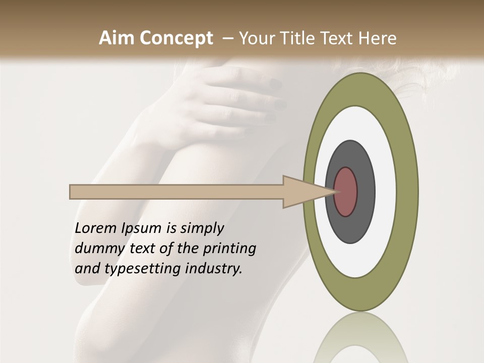 Romantic Hair Woman PowerPoint Template