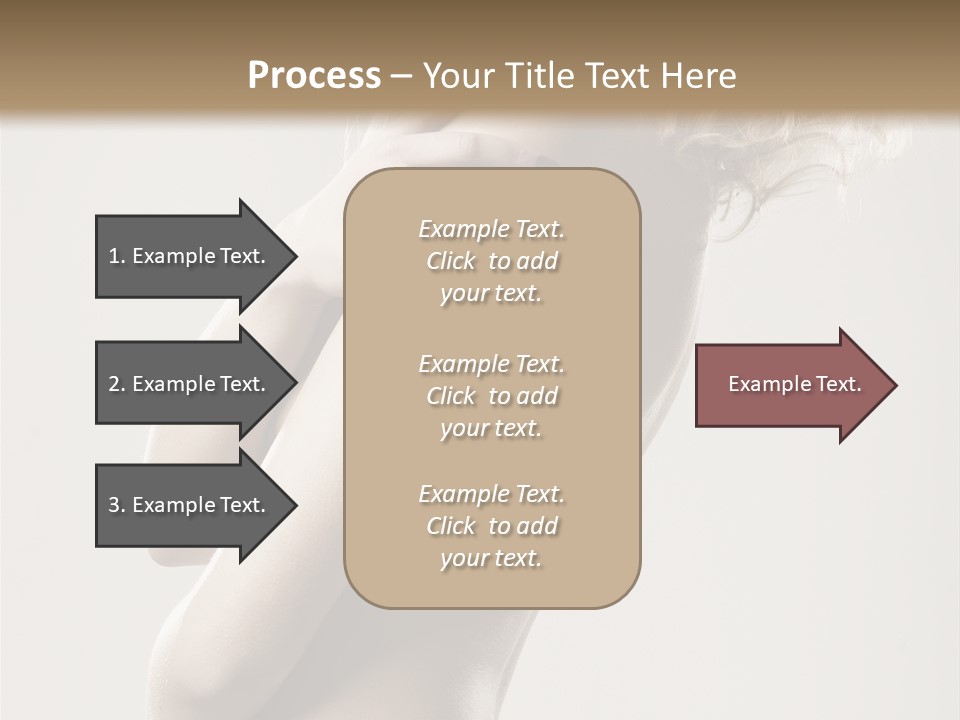 Romantic Hair Woman PowerPoint Template