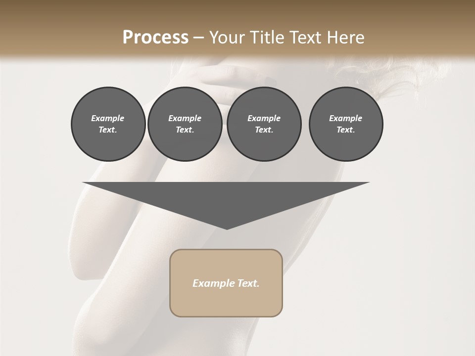 Romantic Hair Woman PowerPoint Template