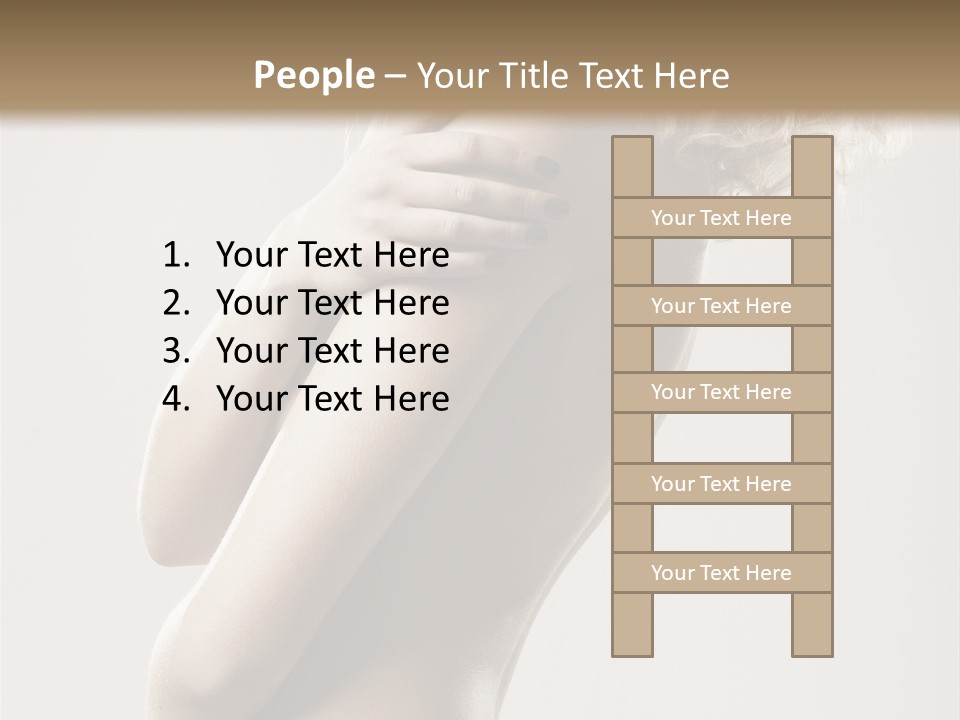 Romantic Hair Woman PowerPoint Template