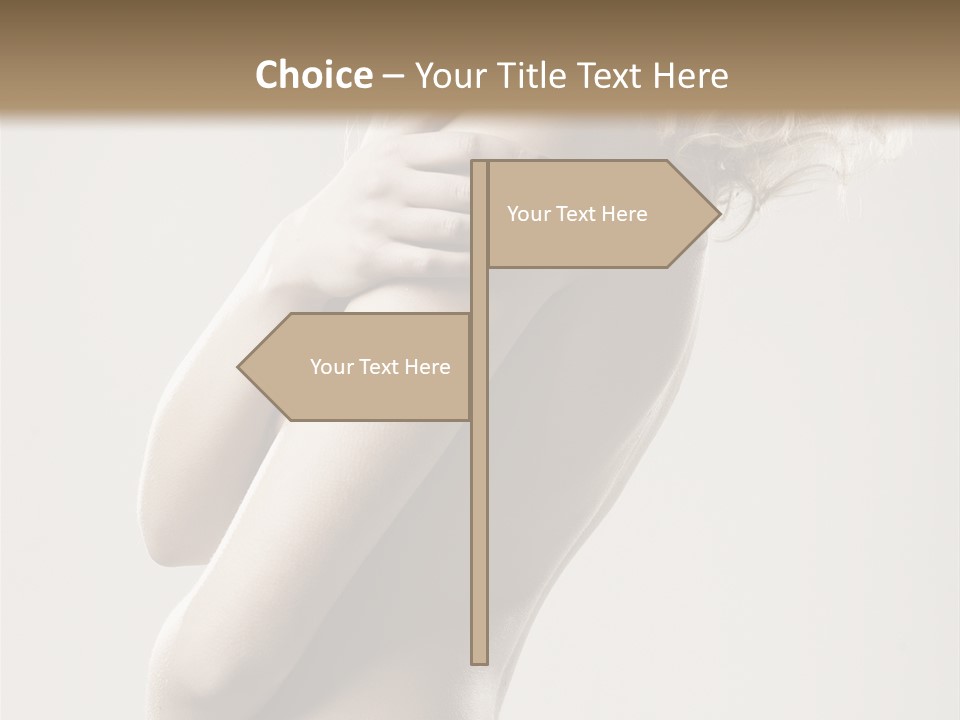 Romantic Hair Woman PowerPoint Template