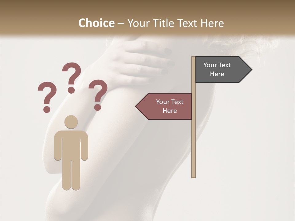 Romantic Hair Woman PowerPoint Template