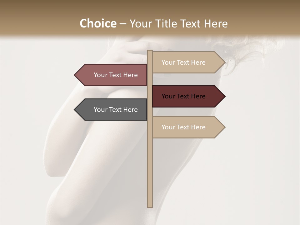 Romantic Hair Woman PowerPoint Template