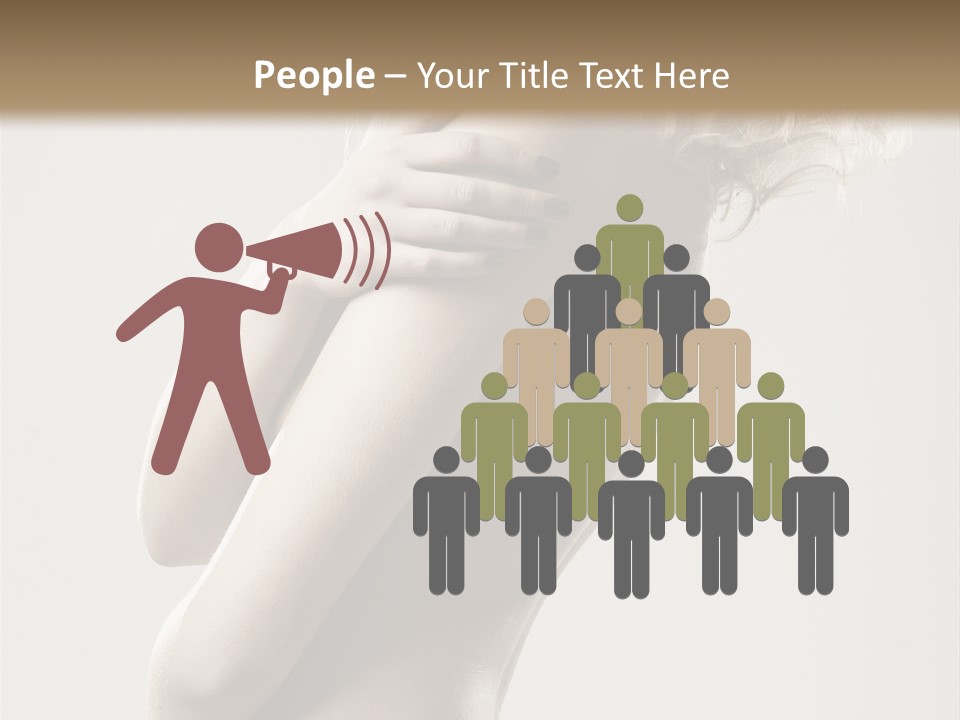 Romantic Hair Woman PowerPoint Template