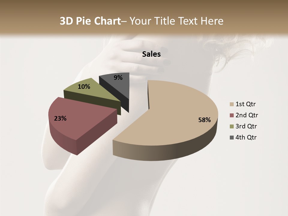 Romantic Hair Woman PowerPoint Template