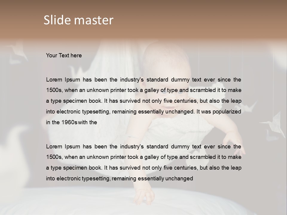 Sweet Smiling Little PowerPoint Template