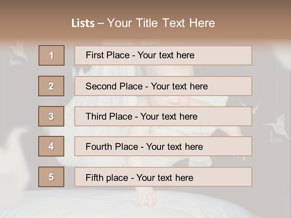 Sweet Smiling Little PowerPoint Template