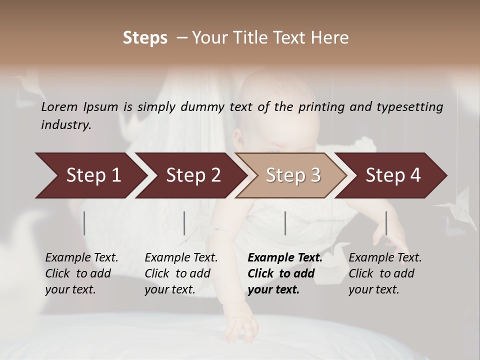 Sweet Smiling Little PowerPoint Template