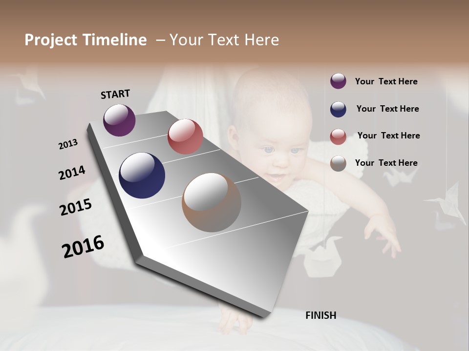 Sweet Smiling Little PowerPoint Template