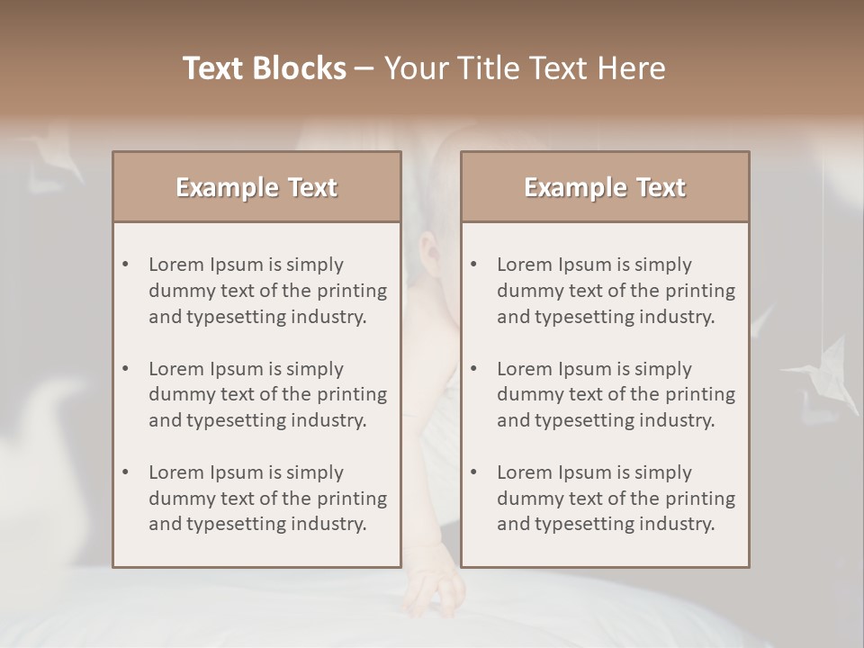 Sweet Smiling Little PowerPoint Template