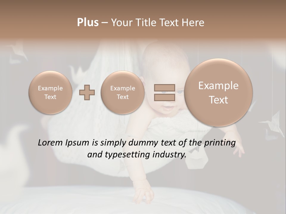 Sweet Smiling Little PowerPoint Template